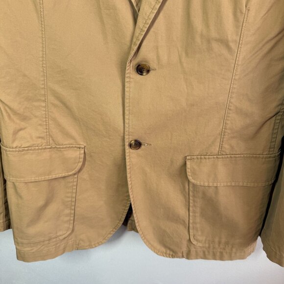 Mossimo Womens Blazer Jacket Large Camel Brown 2 Button Smart Casual Pockets - Picture 4 of 12